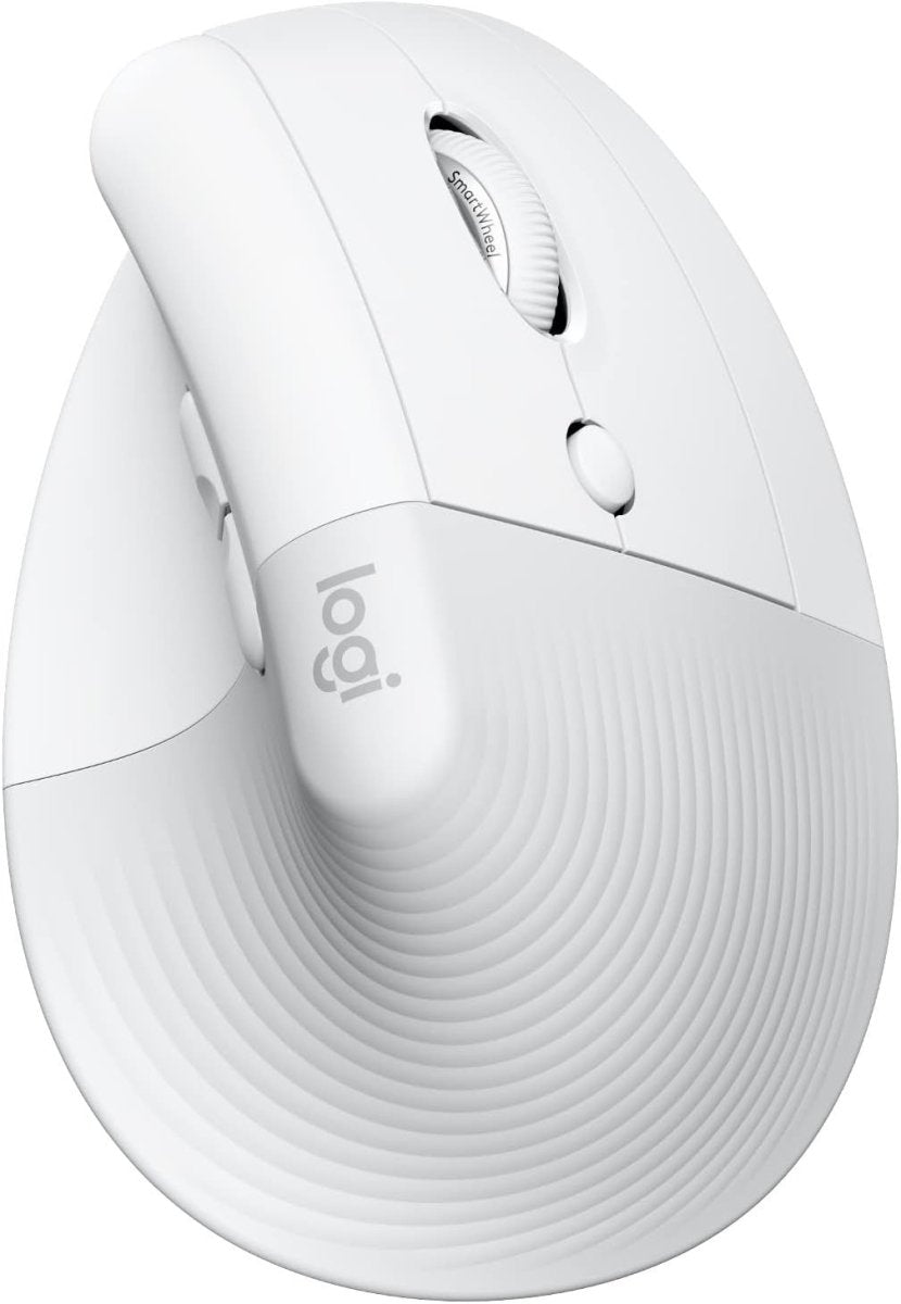 Vertical Ergonomic Wireless Mouse for Mac Bluetooth Silent White - Kwikley