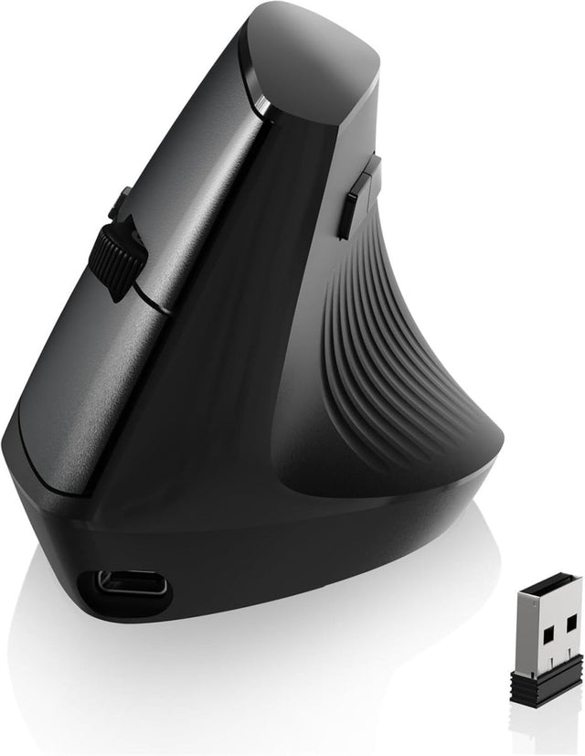 Vertical Ergonomic Wireless Mouse Silent 1600 DPI Rechargeable