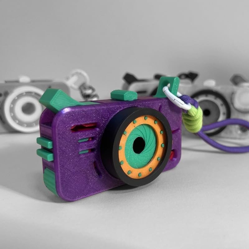 Vintage Camera Click Fidget Toy 10 Button Stress Relief Desk Cube - Kwikley