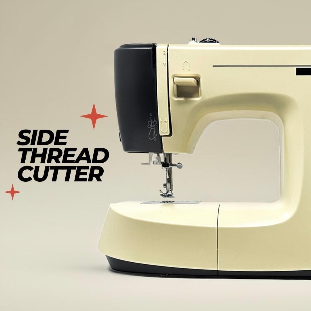 Vintage Style Sewing Machine 17 Stitches Metal Frame LED Light - Kwikley
