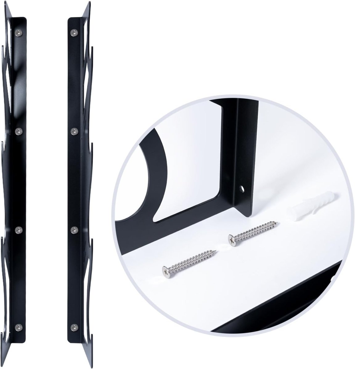 Vinyl Roll Holder Wall Mount Rack Heavy Duty 4 Roll Storage - Kwikley
