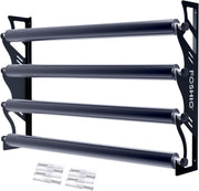 Vinyl Roll Holder Wall Mount Rack Heavy Duty 4 Roll Storage - Kwikley