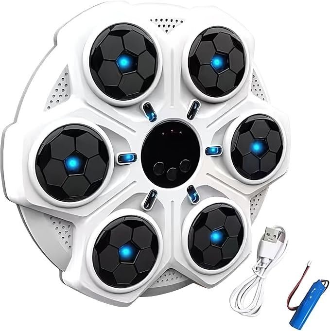 Wall Mounted Boxing Machine Smart Music LED Punch Trainer Bluetooth - Kwikley