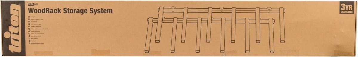 Wall Mounted Wood Rack 6 Level Steel Lumber Storage System - Kwikley