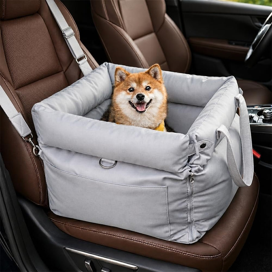 Waterproof Dog Car Seat 3 in 1 Booster Travel Bed Carrier Up to 20kg - Kwikley