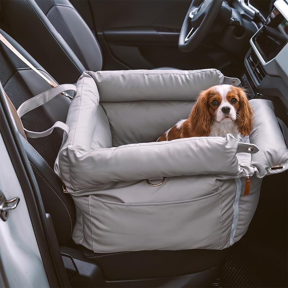 Waterproof Dog Car Seat 3 in 1 Booster Travel Bed Carrier Up to 20kg - Kwikley
