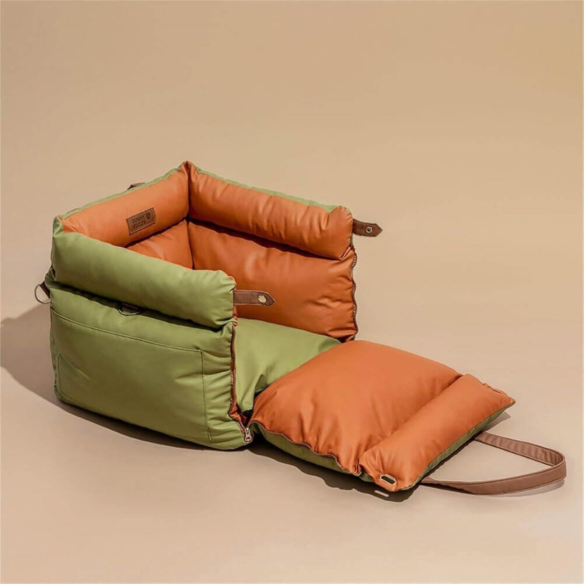 Waterproof Dog Car Seat Bed 3 in 1 Booster Travel Carrier Up to 35lb - Kwikley