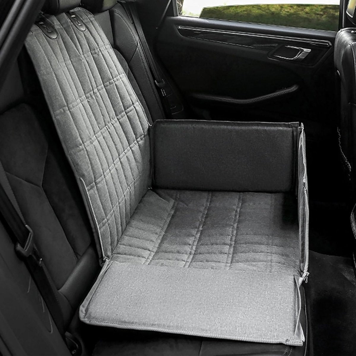 Waterproof Dog Car Seat Cover Back Seat Protector Anti Slip Grey - Kwikley