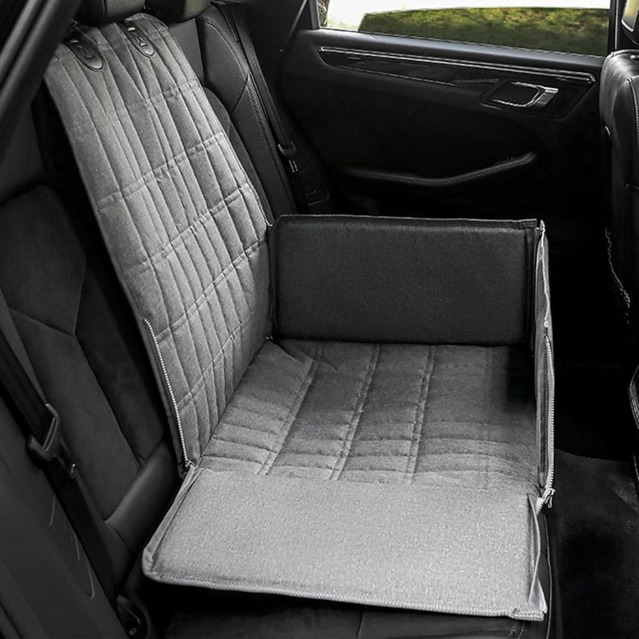 Waterproof Dog Car Seat Cover Back Seat Protector Anti Slip Grey - Kwikley