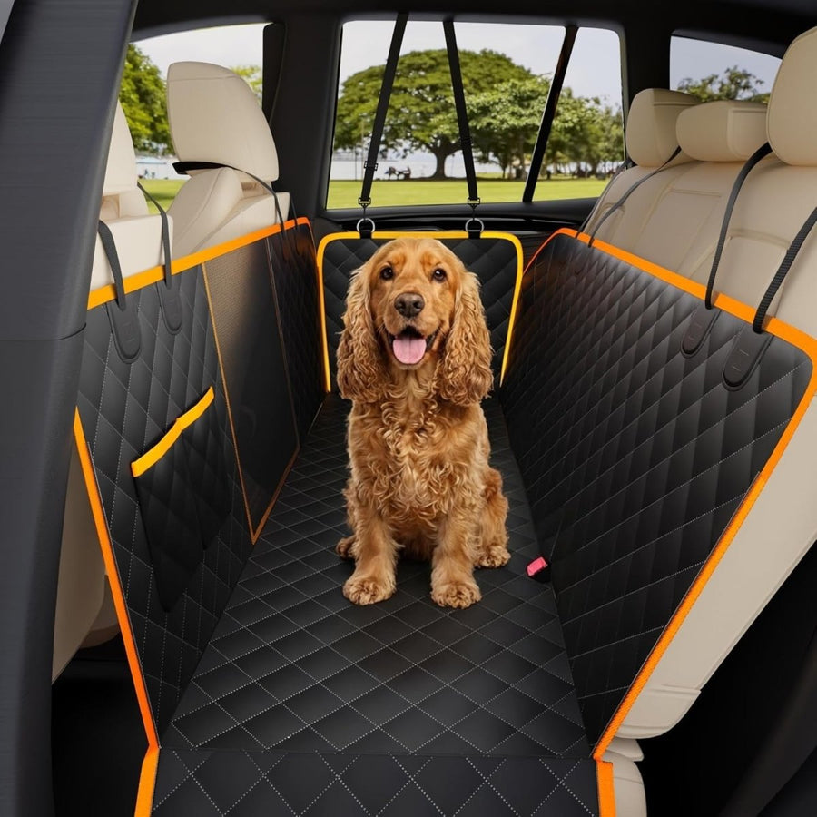 Waterproof Dog Car Seat Cover Hammock Mesh Window 137x147cm - Kwikley
