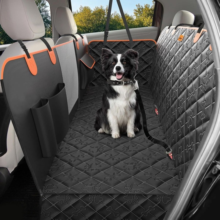Waterproof Dog Car Seat Cover Hammock Mesh Window 5 In 1 Protector - Kwikley