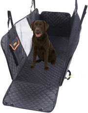 Waterproof Dog Car Seat Cover Hammock Mesh Window Side Flaps - Kwikley