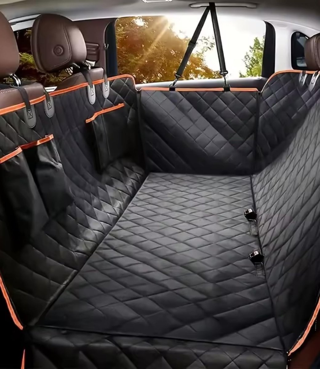Waterproof Dog Car Seat Cover Hammock Mesh Window Side Flaps - Kwikley