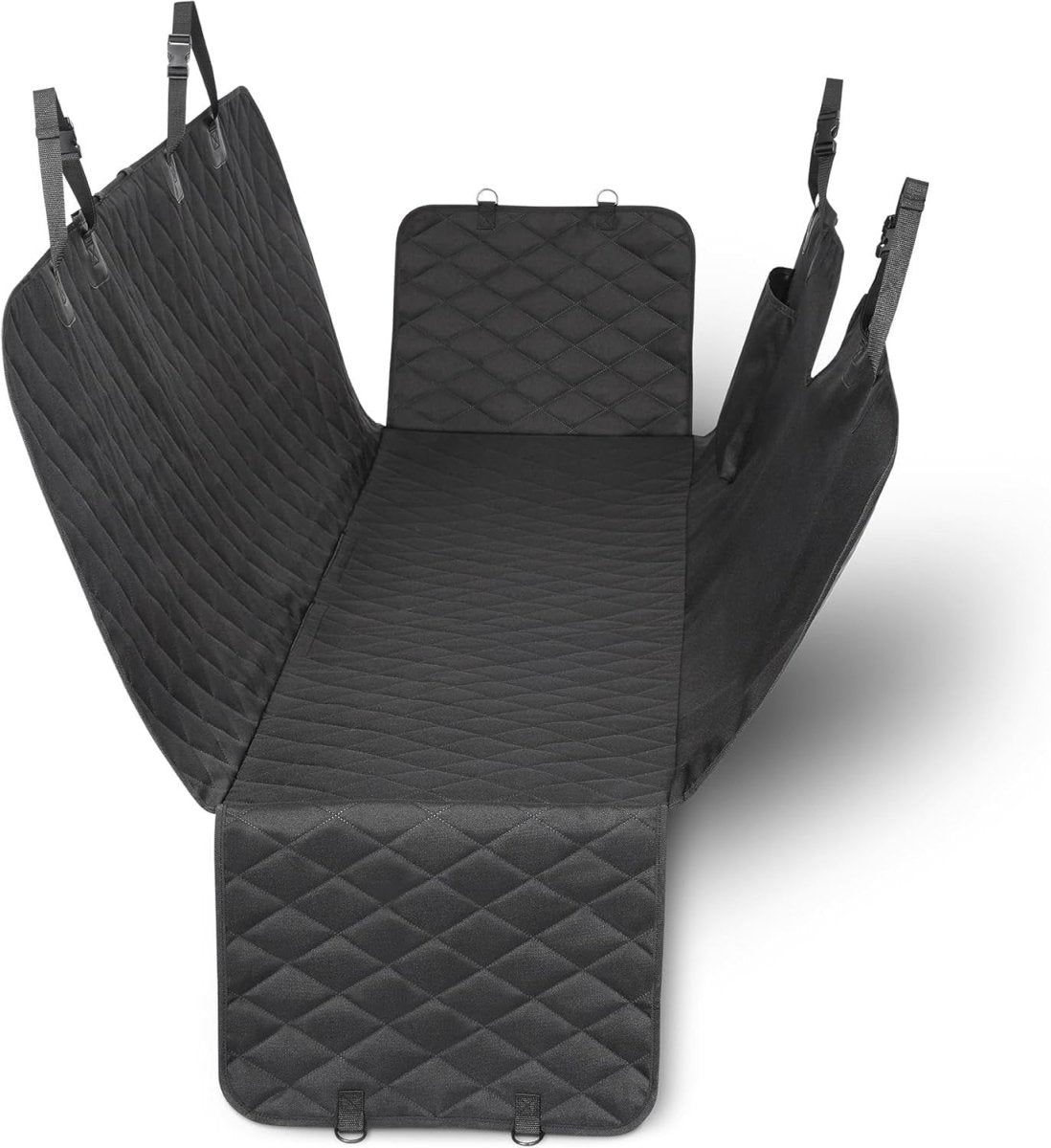 Waterproof Dog Car Seat Cover Heavy Duty Non Slip Rear Seat Protector - Kwikley