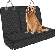 Waterproof Dog Car Seat Cover Rear Bench Protector Non Slip 135x118cm - Kwikley