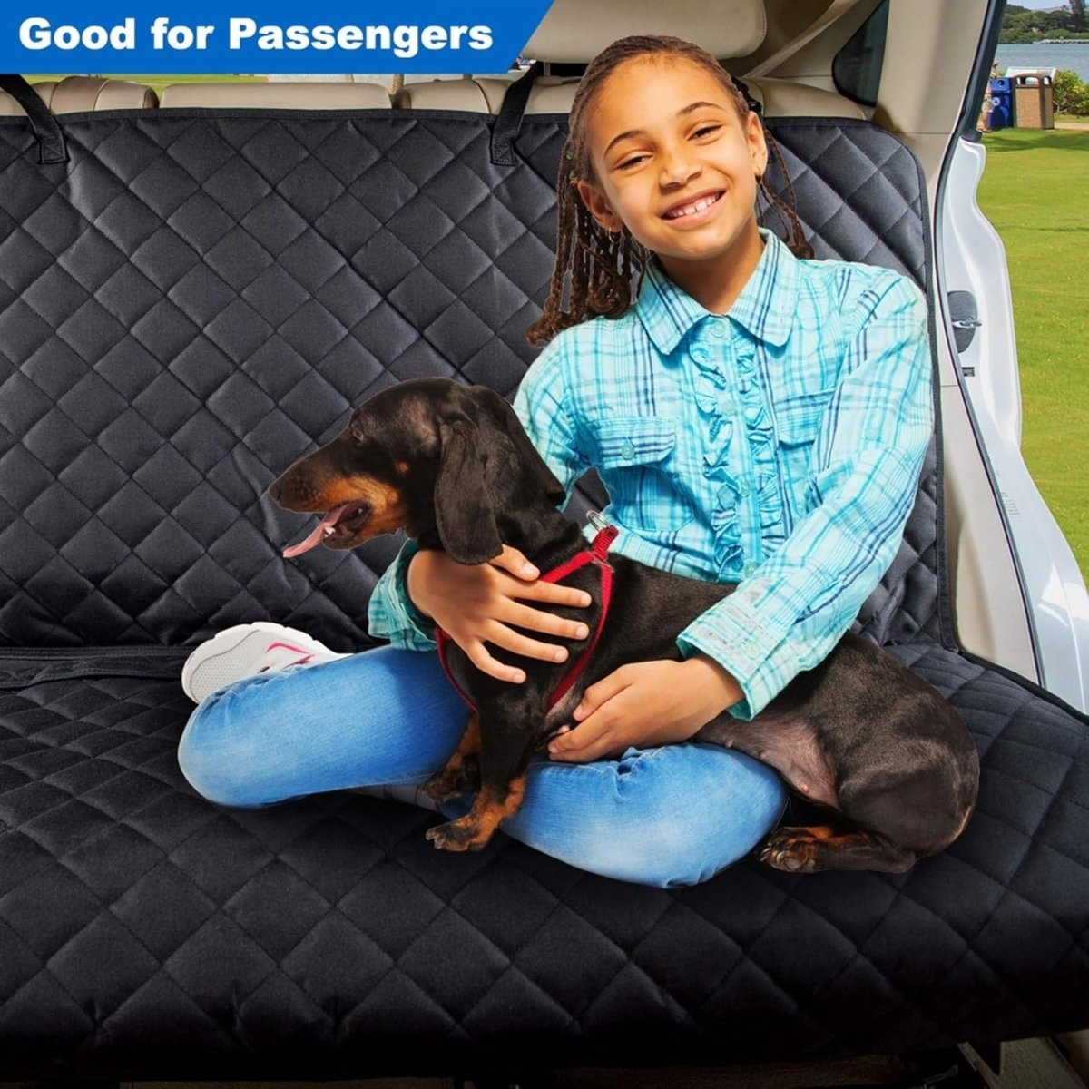 Waterproof Dog Car Seat Cover Rear Protector Non Slip Universal Fit - Kwikley