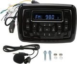 Waterproof Marine Bluetooth Car Stereo Receiver w/ AM/FM & MP3 Player