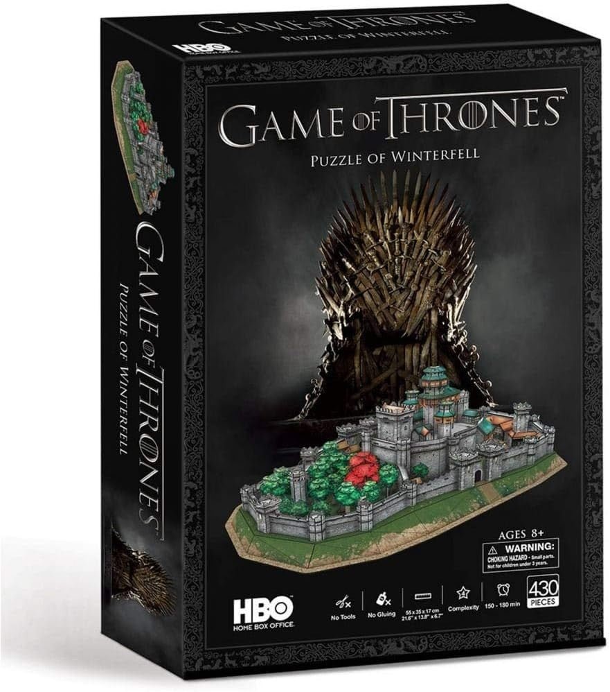 Winterfell 3D Puzzle Fantasy Castle Model Kit 430 Piece Collectible - Kwikley