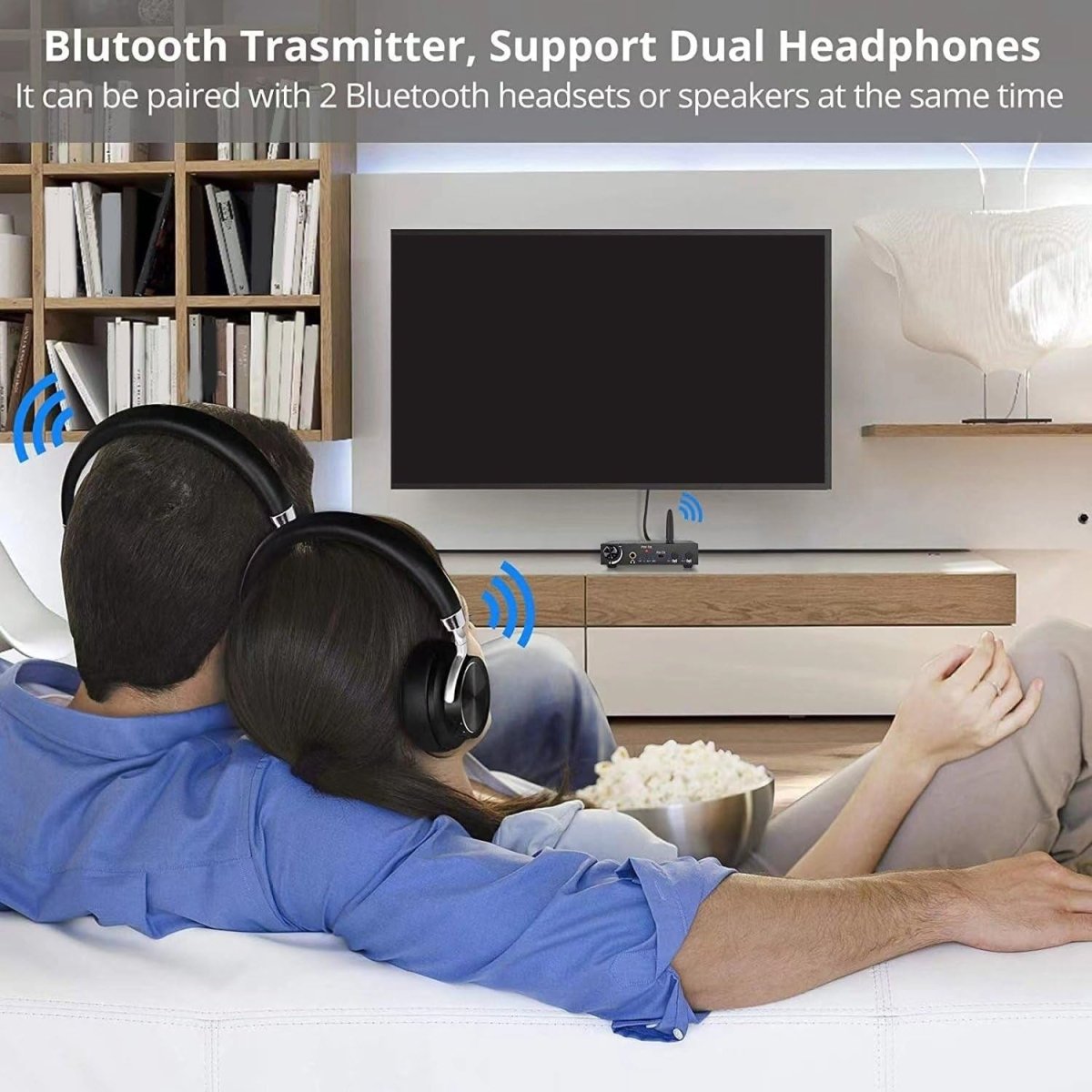 Wireless Bluetooth Audio Converter DAC – Black, Optical & Coaxial Adapter - Kwikley