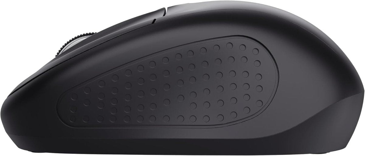 Wireless Bluetooth Mouse 1600 DPI Compact Silent PC Mac Black - Kwikley
