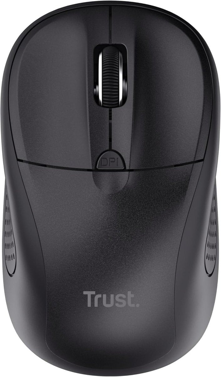 Wireless Bluetooth Mouse 1600 DPI Compact Silent PC Mac Black - Kwikley