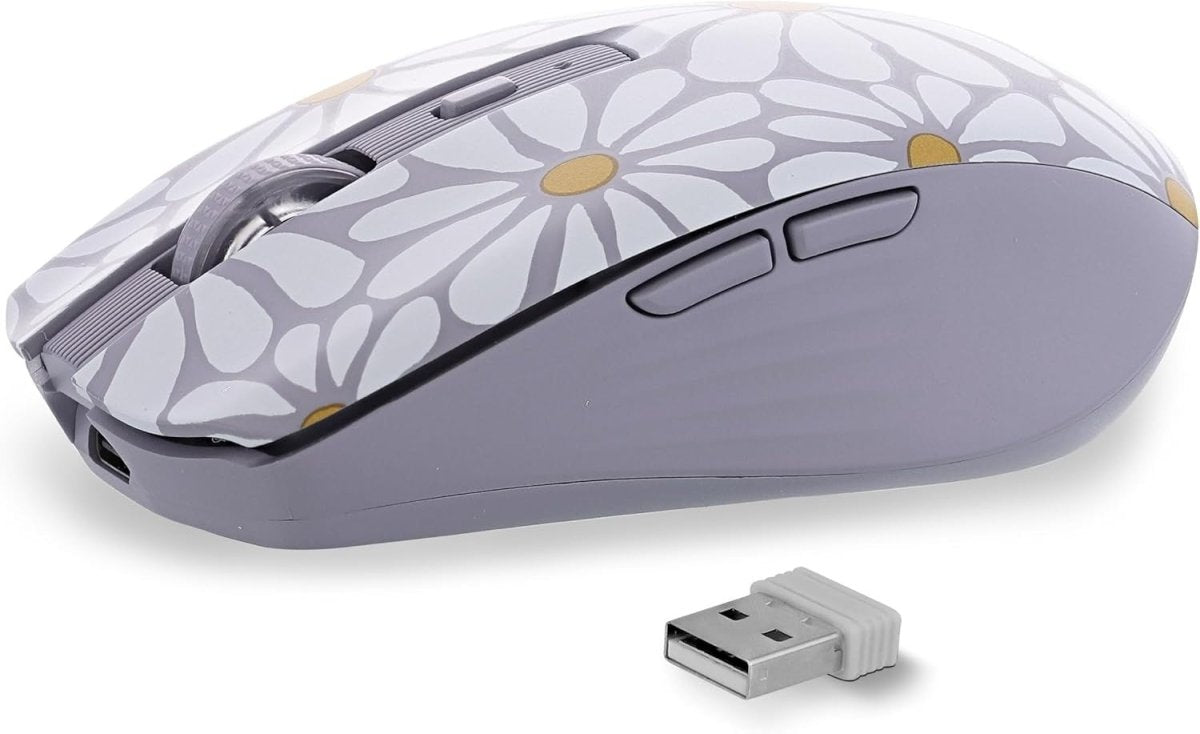 Wireless Bluetooth Mouse 1600 DPI Rechargeable 6 Button - Kwikley