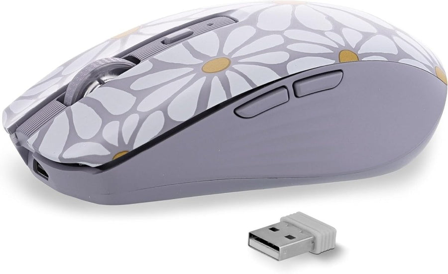 Wireless Bluetooth Mouse 1600 DPI Rechargeable 6 Button - Kwikley
