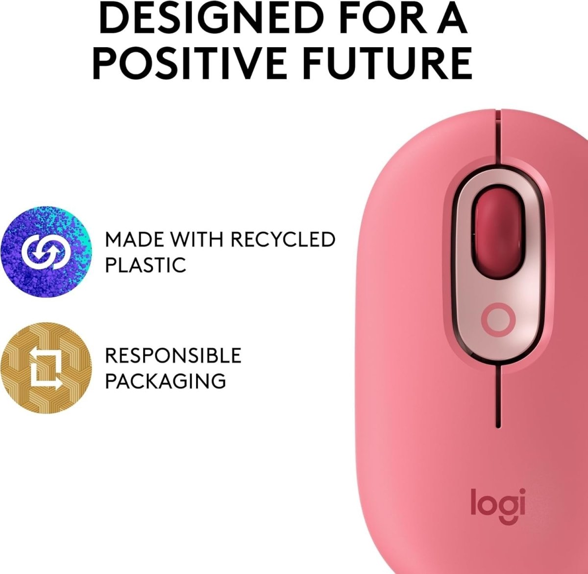 Wireless Bluetooth Mouse Silent Compact Multi Device 24M Battery - Kwikley