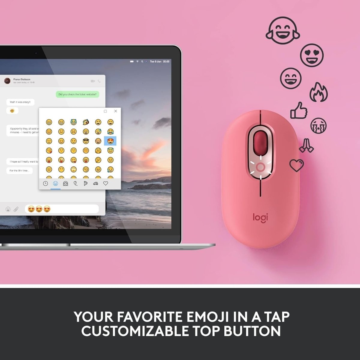 Wireless Bluetooth Mouse Silent Compact Multi Device 24M Battery - Kwikley
