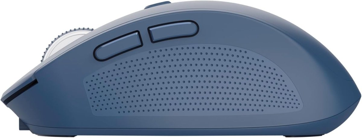 Wireless Bluetooth Silent Mouse Rechargeable Multi Device Blue - Kwikley