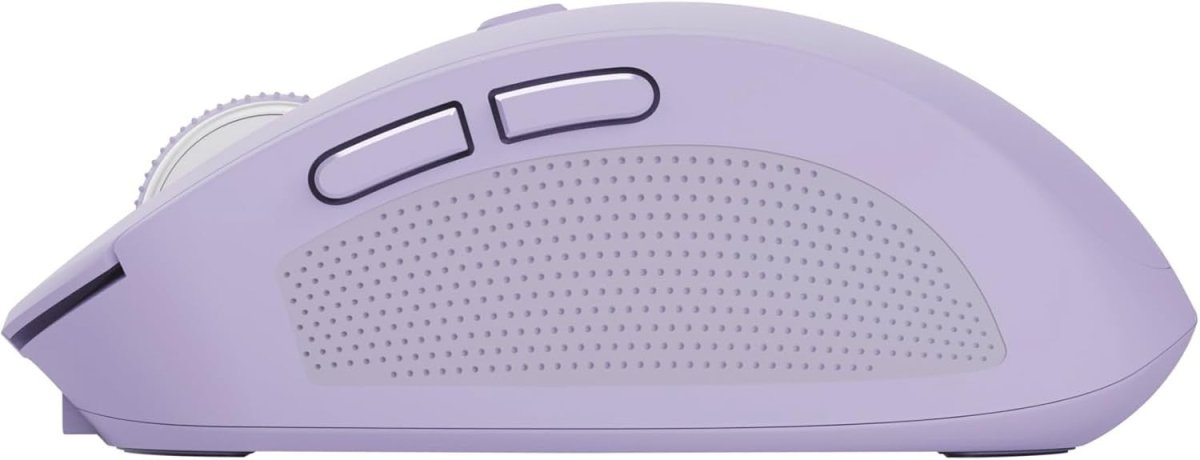 Wireless Bluetooth Silent Mouse Rechargeable Multi Device Purple - Kwikley