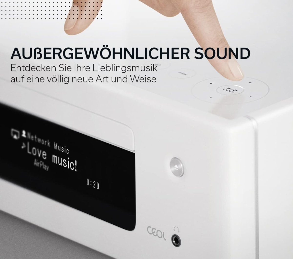 Wireless CD HiFi Stereo System Bluetooth WiFi AirPlay USB Alexa Ready - Kwikley