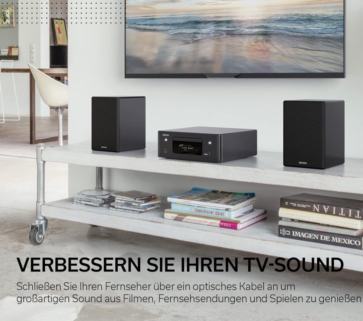 Wireless CD HiFi Stereo System Bluetooth WiFi AirPlay USB Alexa Ready - Kwikley