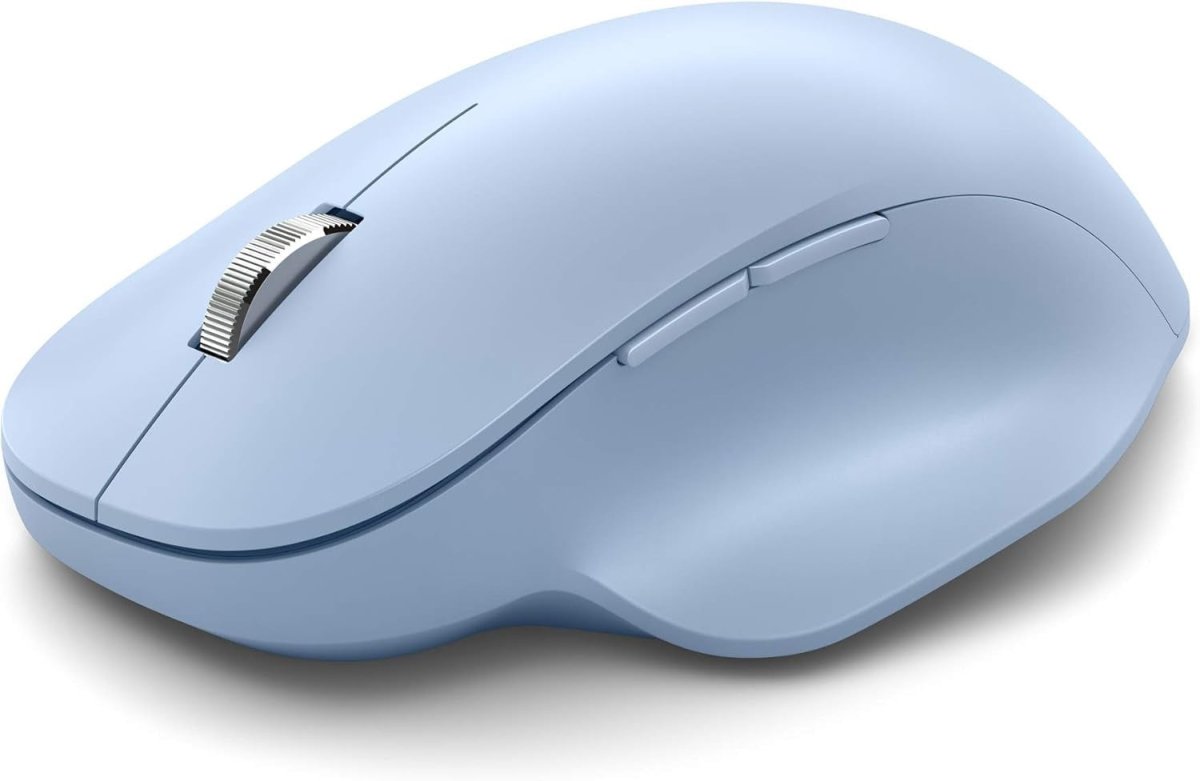 Wireless Ergonomic Bluetooth Mouse Silent 3 - Device PC Mac Blue - Kwikley