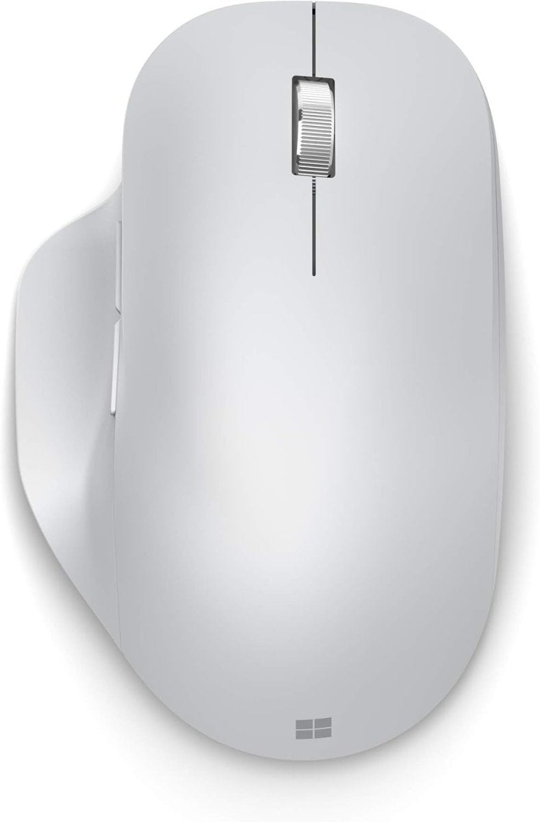 Wireless Ergonomic Bluetooth Mouse White Silent PC Mac 3 Device - Kwikley
