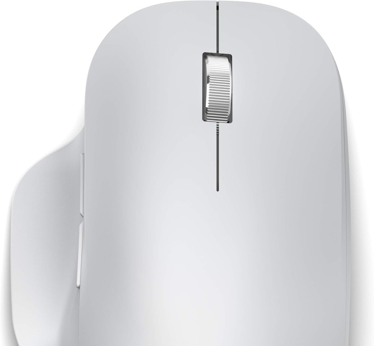Wireless Ergonomic Bluetooth Mouse White Silent PC Mac 3 Device - Kwikley