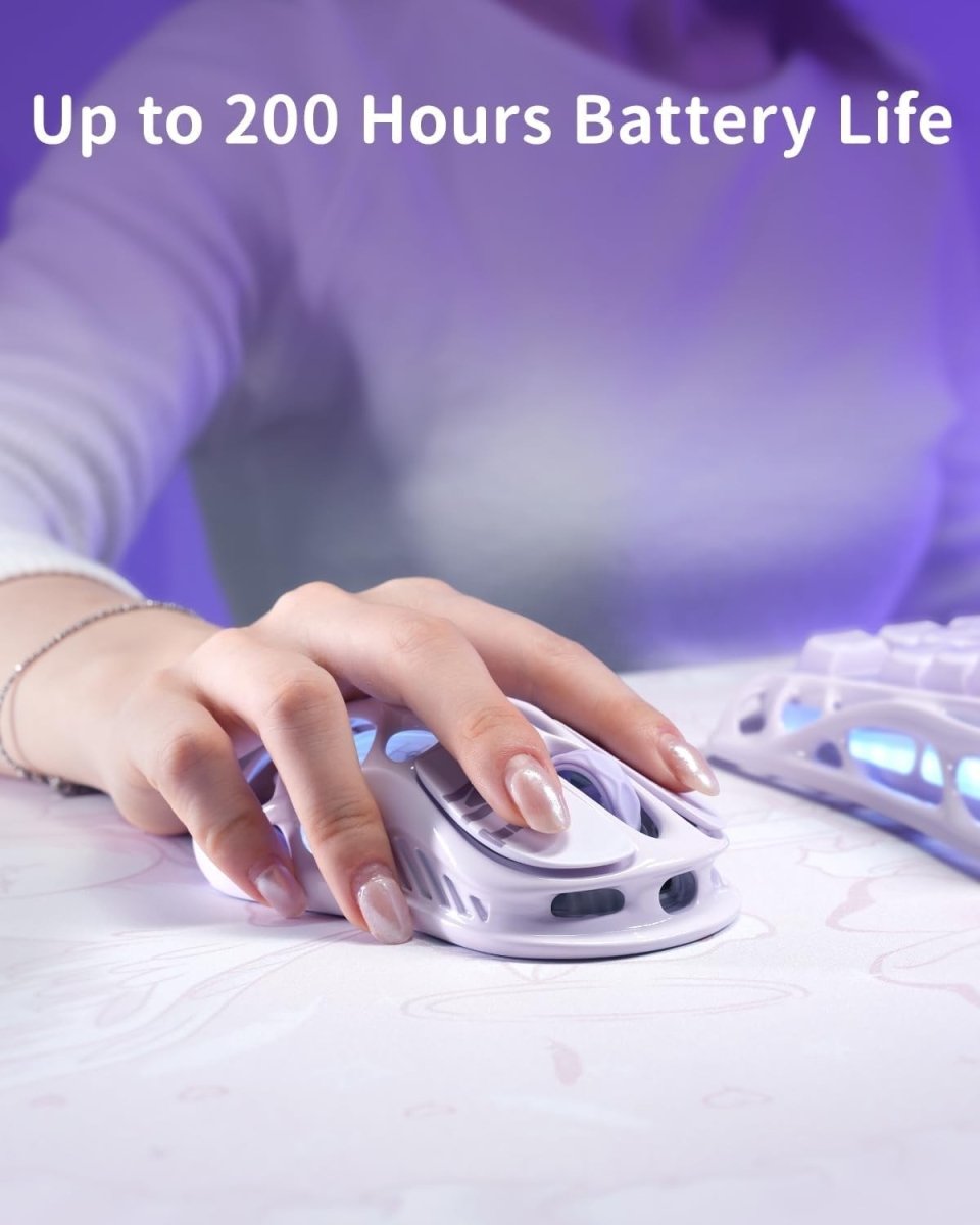 Wireless Gaming Mouse 26000 DPI Ultra - Light RGB 3 Mode 200H - Kwikley