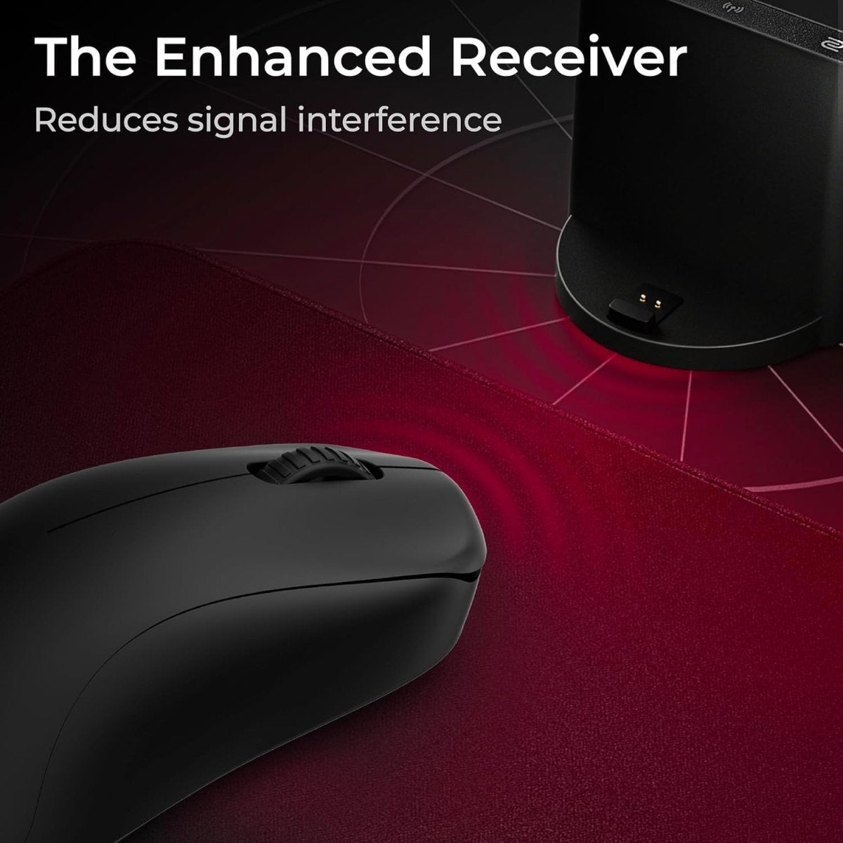 Wireless Gaming Mouse 4K 3950 Sensor 4000Hz eSports Black - Kwikley