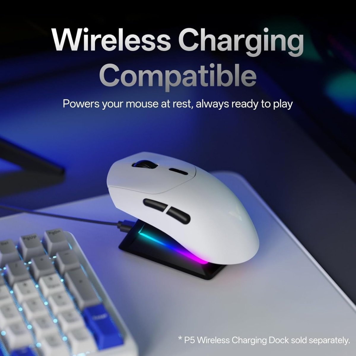Wireless Gaming Mouse 8K 30K DPI 53g Lightweight 750H Battery - Kwikley