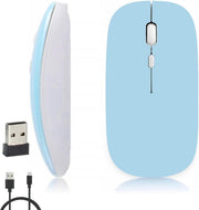 Wireless Mouse Bluetooth 2.4G Rechargeable Silent 1600DPI - Kwikley