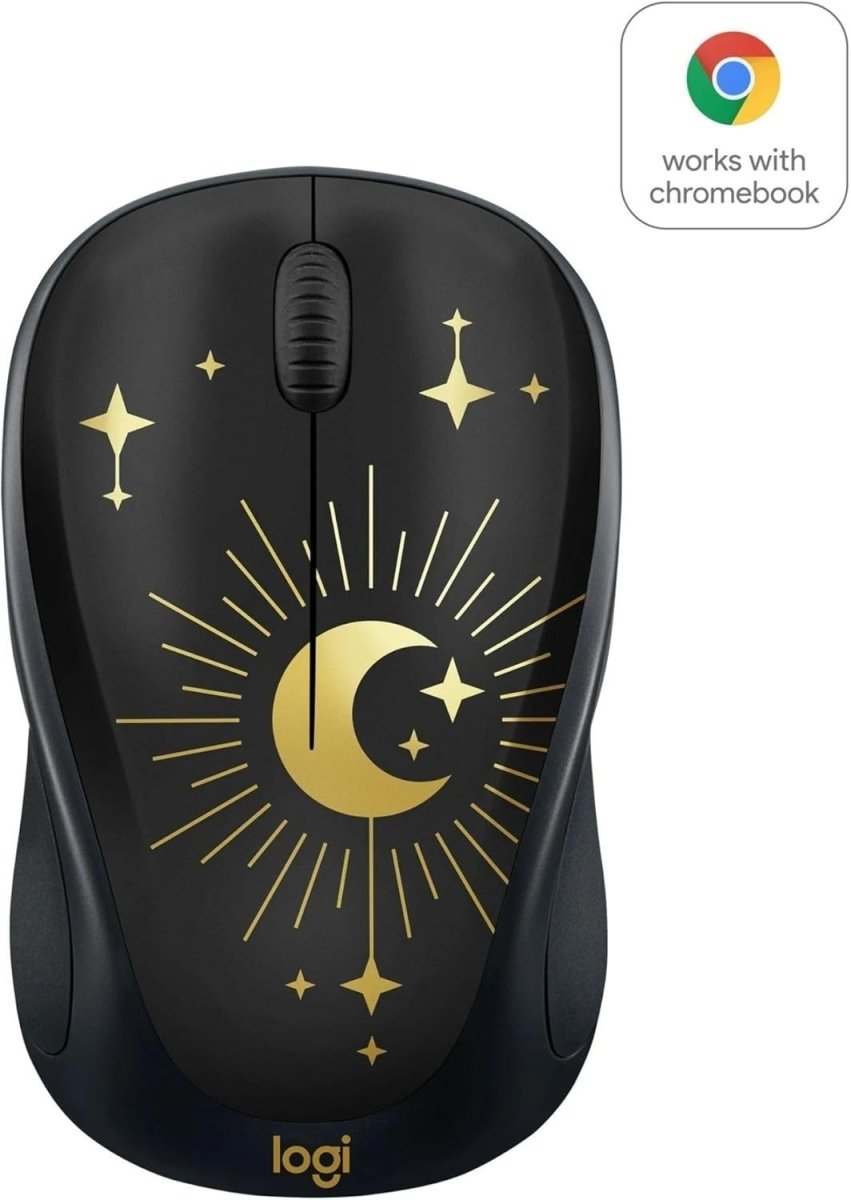 Wireless Optical Mouse 2.4GHz USB Silent Compact 10m Range - Kwikley