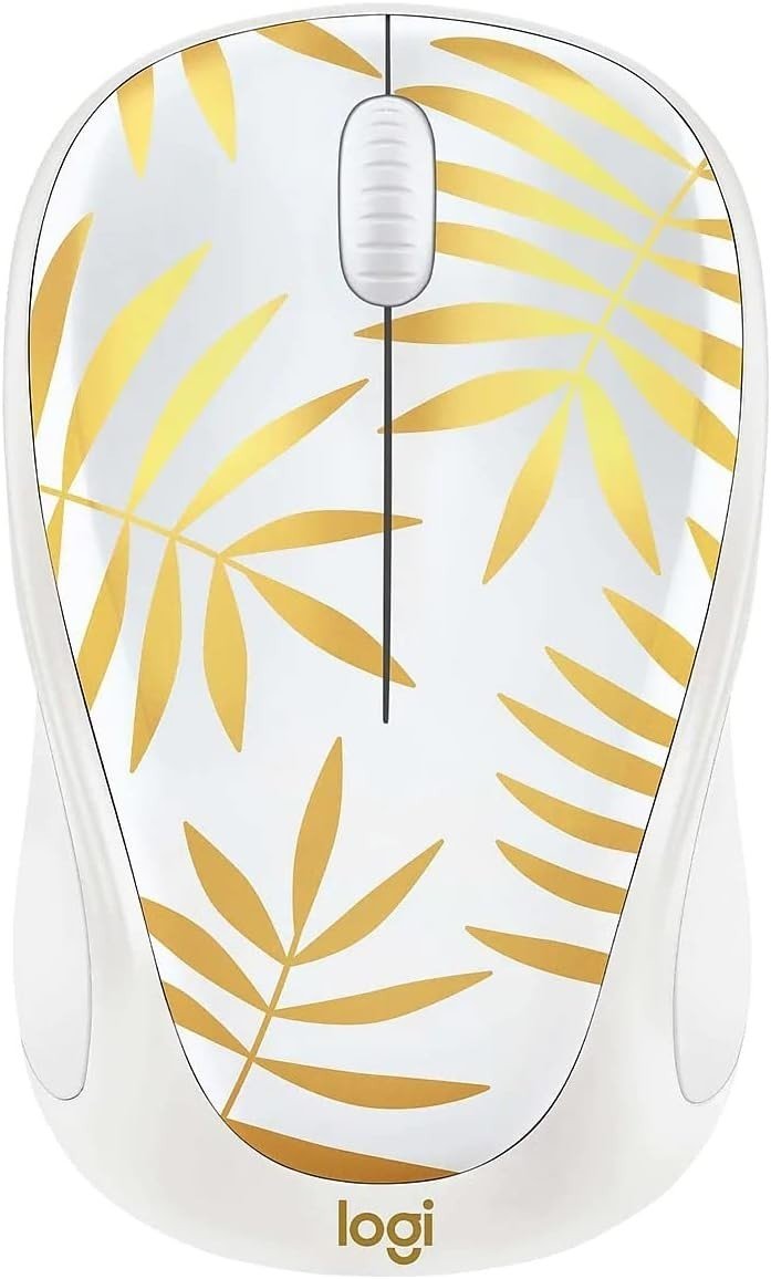 Wireless Optical USB Mouse Ambidextrous 10m Range Bamboo Design - Kwikley
