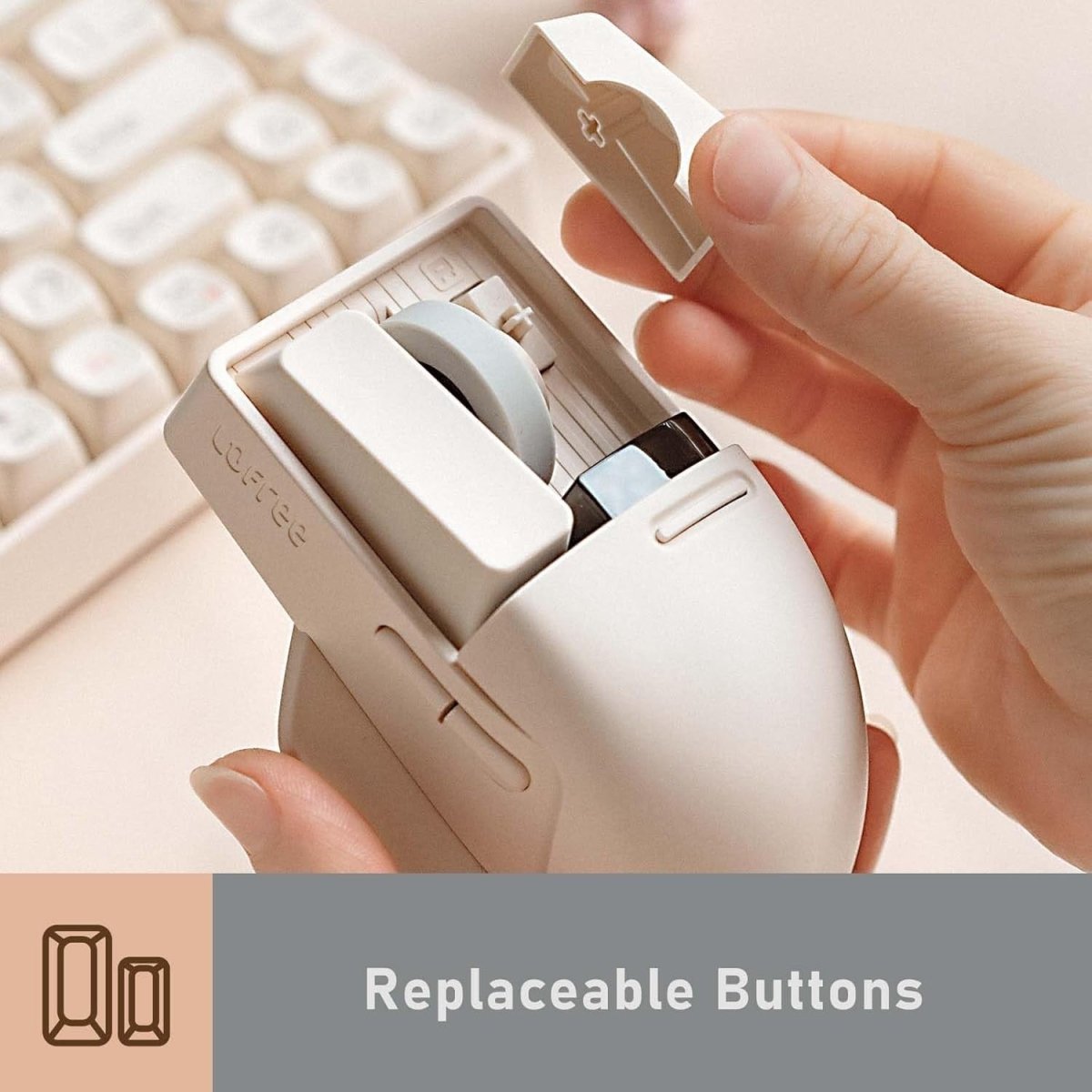 Wireless RGB Mouse 4000 DPI Bluetooth USB OLED Display Rechargeable - Kwikley