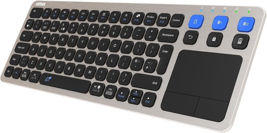 Wireless Touch TV Keyboard 2.4G Bluetooth Multi - Device - Kwikley