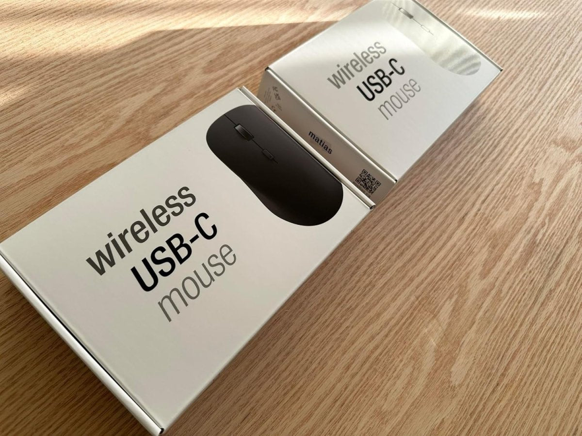 Wireless USB - C Mouse Bluetooth Optical Compact AA Powered - Kwikley