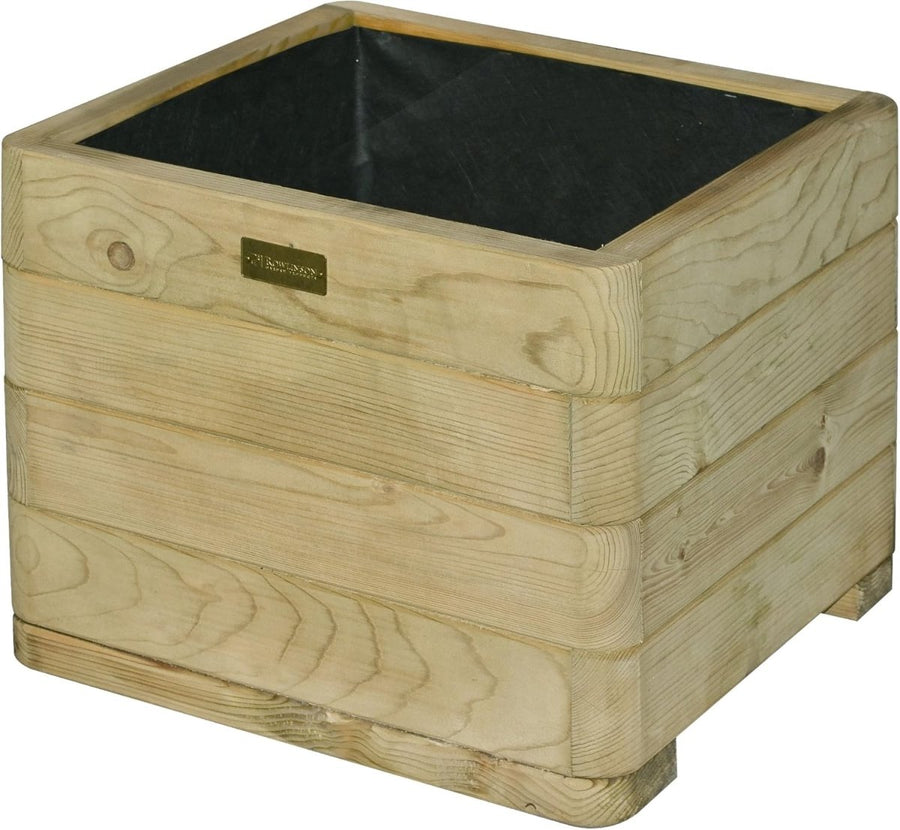 Wooden Garden Planter Square 62L Outdoor Patio Flower Pot Box - Kwikley