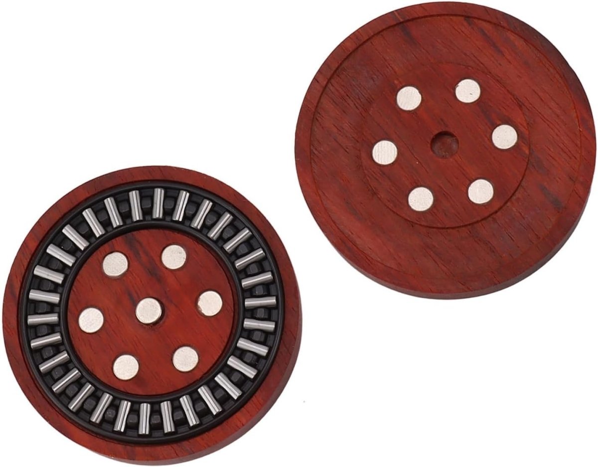 Wooden Magnetic Fidget Slider Stress Relief ADHD Pocket Desk Toy - Kwikley