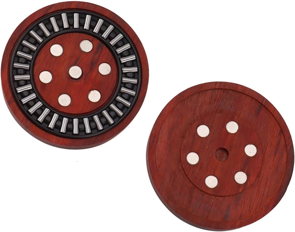 Wooden Magnetic Fidget Slider Stress Relief ADHD Pocket Desk Toy - Kwikley