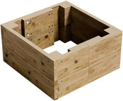 Wooden Raised Garden Bed 60cm Planter Kit Herb Veg Box 30cm - Kwikley