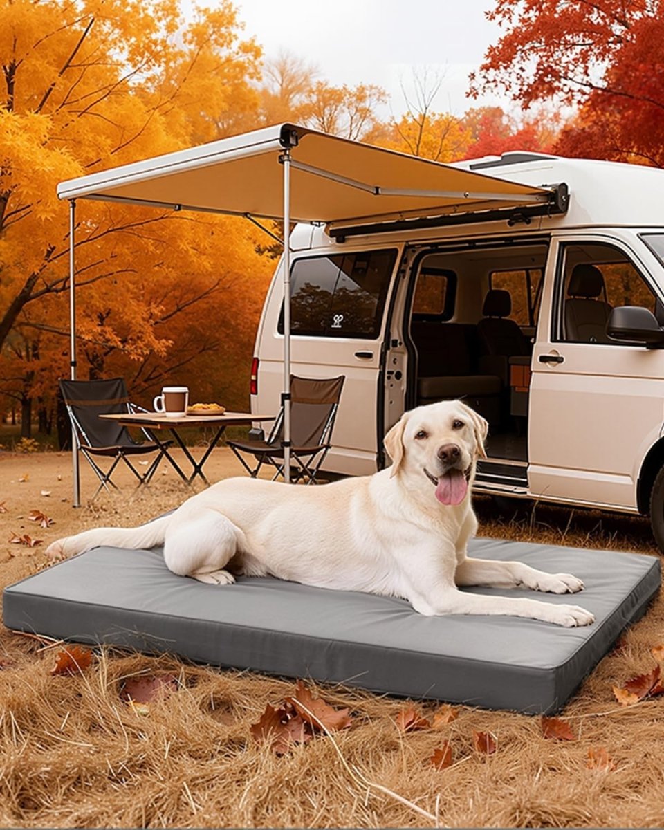 XL Orthopedic Dog Bed Waterproof Crate Mat 119x73cm - Kwikley